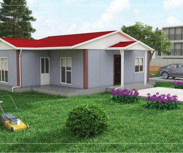 77 m² PREFABRİK EV