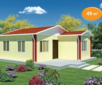 49 m² PREFABRİK EV 