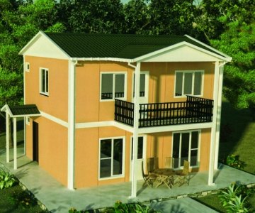 114 m² DUBLEKS PREFABRİK EV