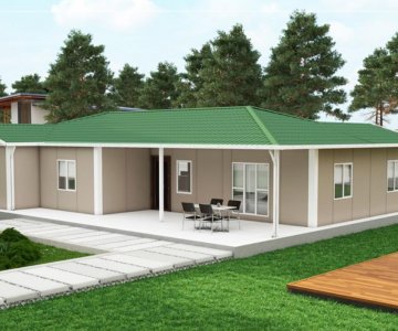 166 m² PREFABRİK EV