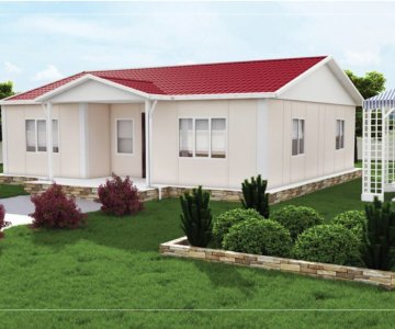 96 m² PREFABRİK EV